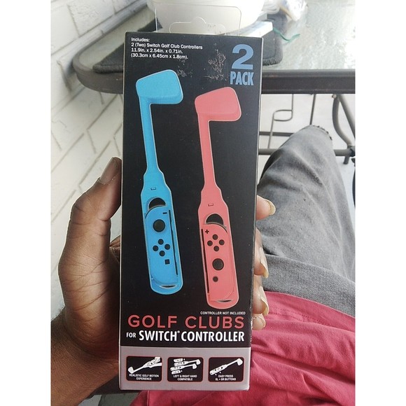 Golf Club for NSW Golf Super Rush for Nintendo Switch - 2 Pack - Picture 1 of 2